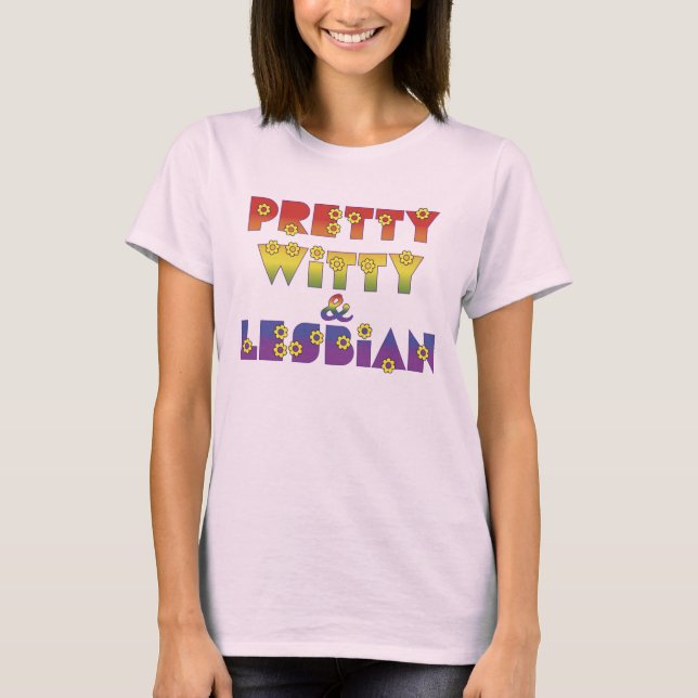 Camiseta Lesbiana bonito (Anverso)