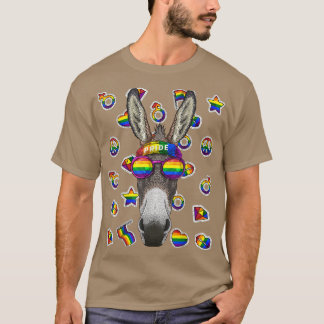Camiseta Lesbiana del arcoiris del mes del orgullo gay de b