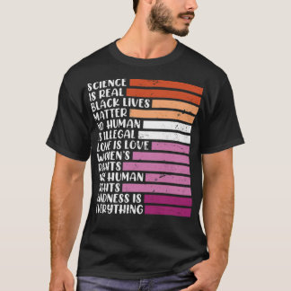 Camiseta Lesbiana dice Orgullo Lésbico Orgullo LGBT