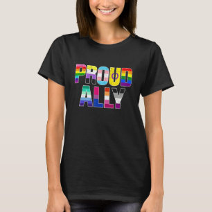Camiseta Lesbiana Gay Bisexual Trans Pan Queer Orgulloso Al