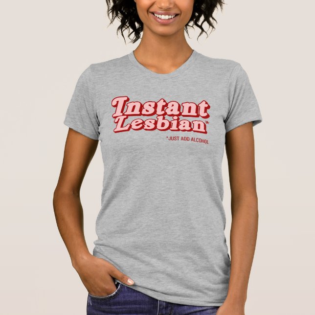 Camiseta Lesbiana Instantánea (Anverso)