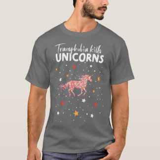 Camiseta Lesbiana Lesbiana Gay Unicorn Transthobia Ho