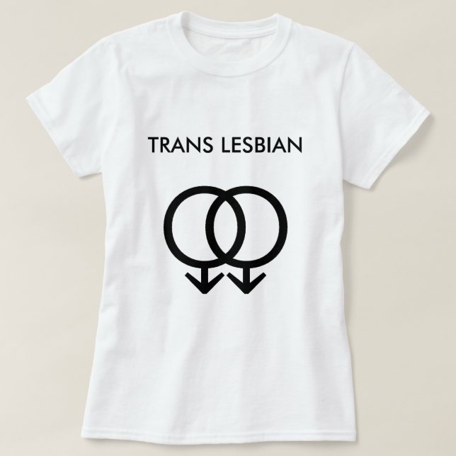 camiseta lesbiana oficial del orgullo del (Diseño del anverso)