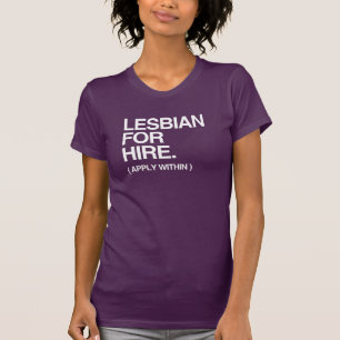 CAMISETA LESBIANA PARA CONTRATAR