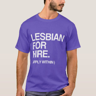 CAMISETA LESBIANA PARA EL ALQUILER