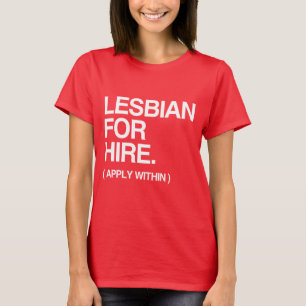 CAMISETA LESBIANA PARA EL ALQUILER