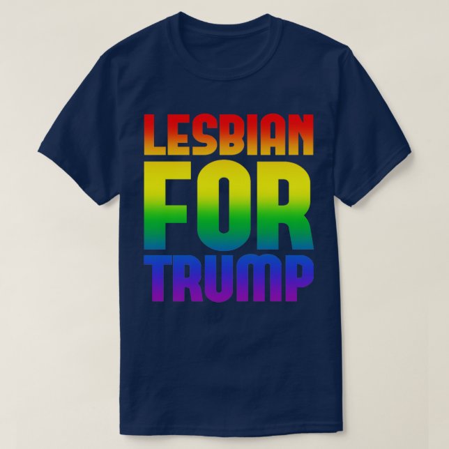 Camiseta lesbiana para trump (Diseño del anverso)