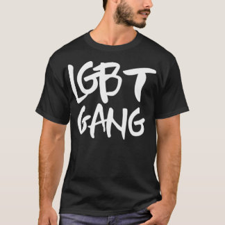 Camiseta Lésbica negra LGBT Gang - escala estándar-4_00x
