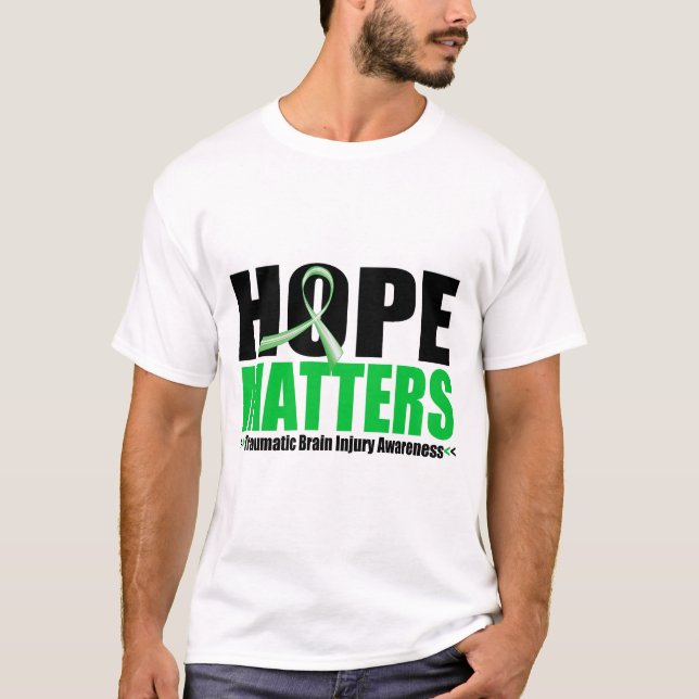 Camiseta Lesión cerebral traumática de la cinta del cepillo (Anverso)
