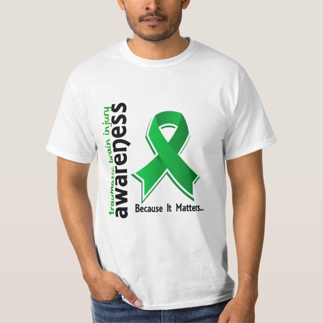 Camiseta Lesión cerebral traumática TBI de la conciencia 5 (Anverso)