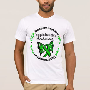 Camiseta Lesión cerebral traumática v2 del superviviente