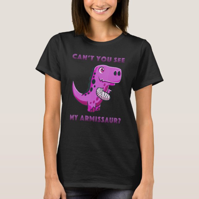 Camiseta Lesiones Arma rota sana pronto Cul rex Armissaur (Anverso)