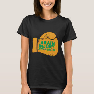 Camiseta Lesiones cerebrales Conciencia Lucha contra el Box