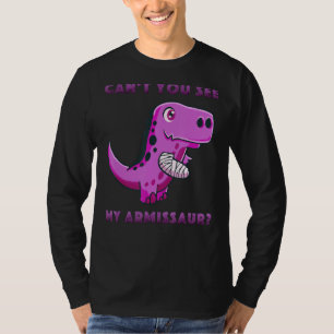 Camiseta Lesiones de dinosaurio Arma rota se recuperan pron