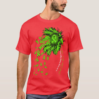 Camiseta Lesiones de la médula espinal Awareness sunflower 