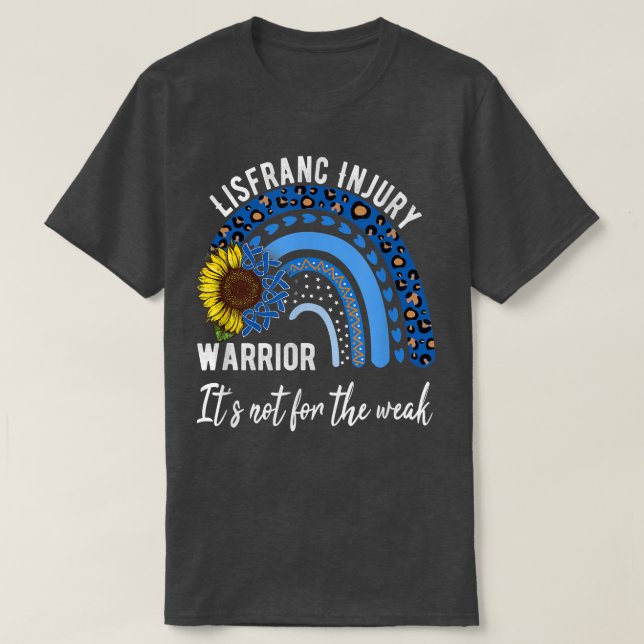 Camiseta Lesiones de Lisfranc, concientización (Diseño del anverso)