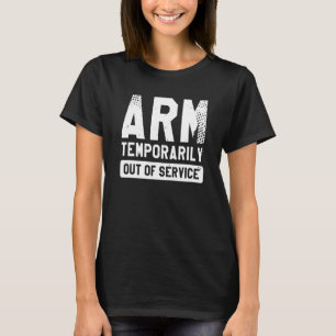 Camiseta Lesiones por daños en el brazo rotas temporalmente