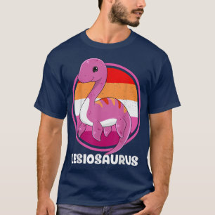 Camiseta Lesiosauro Lesbiana Plesiosauro LGBTQ Orgullo Gay