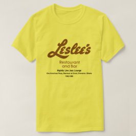 Camiseta Leslee's Restaurant and Bar, Evanston, Illinois
