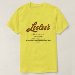 Camiseta Leslee's Restaurant and Bar, Evanston, Illinois