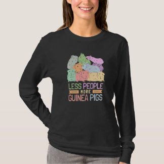 Camiseta Less People More Guinea Pigs  