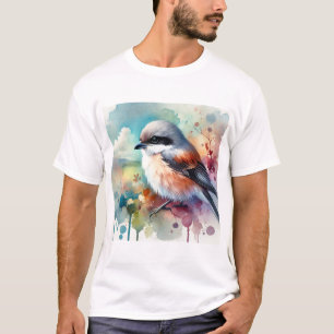 Camiseta Lesser Grey Shrike 010824AREF131 - Watercolor