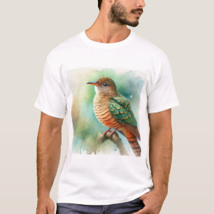 Camiseta Lesser ground cuckoo 300924AREF128 - Watercolor