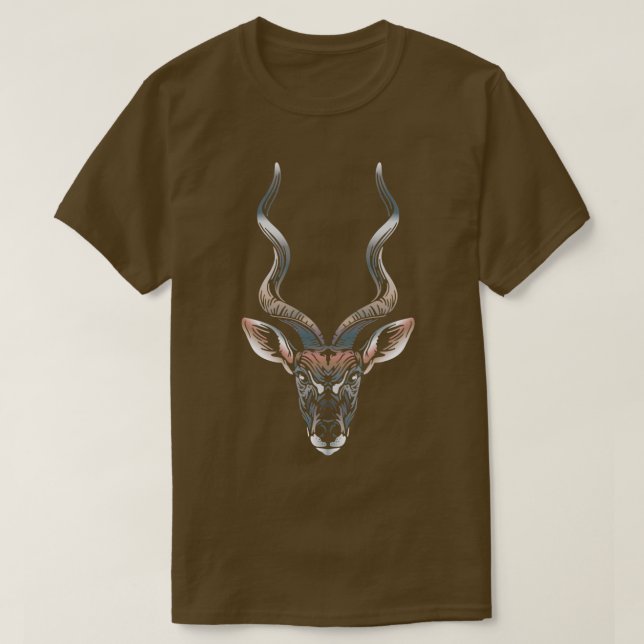 Camiseta Lesser kudu antelope (Diseño del anverso)