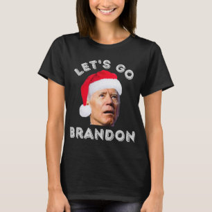 Camiseta Let#39;s Go-brandon Anti-joe Biden Navidades Santa