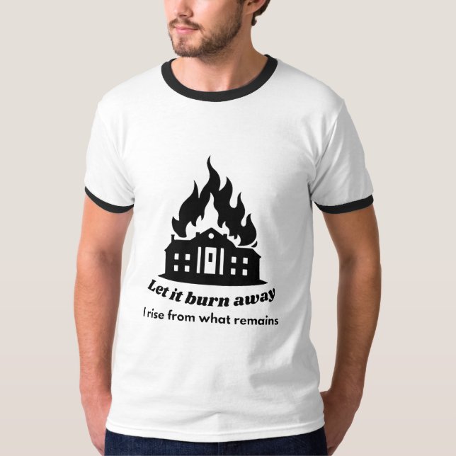 Camiseta Let It Burn Away – Rise From What Remains (Anverso)