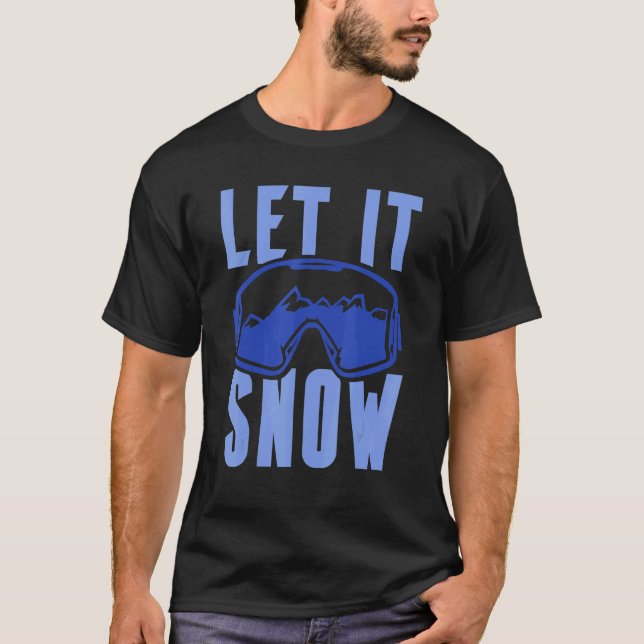 Camiseta Let it Snow 4 (Anverso)