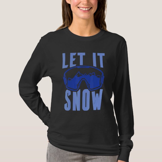 Camiseta Let it Snow 4 (Anverso)
