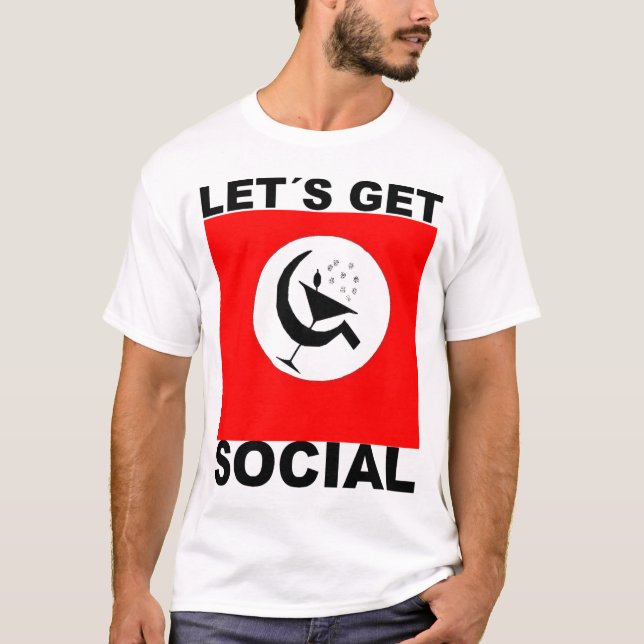 Camiseta Let´s Get Social (Anverso)