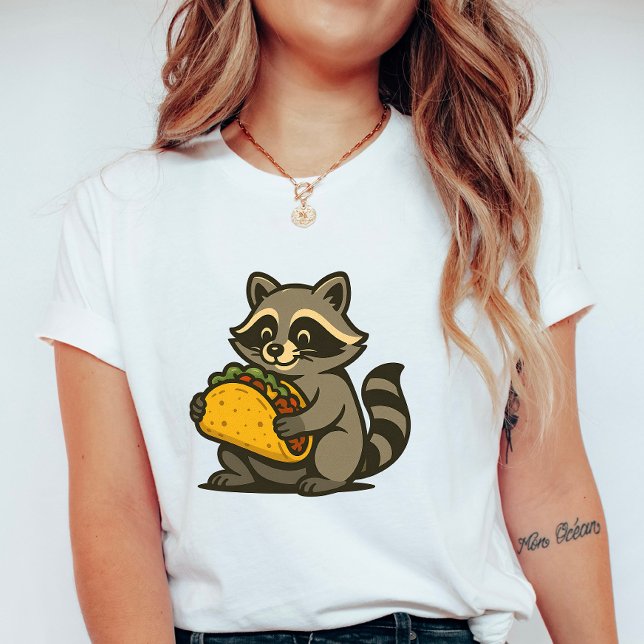 Camiseta Let’s Go Taco Raccoon, Summer Fun Ladies  (Subido por el creador)