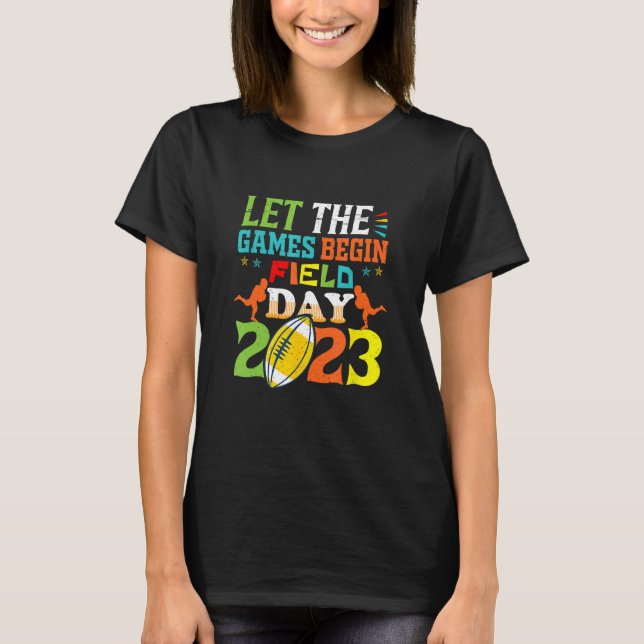 Camiseta Let The Games Begin Field Day 2023 Kids Boys Girls (Anverso)