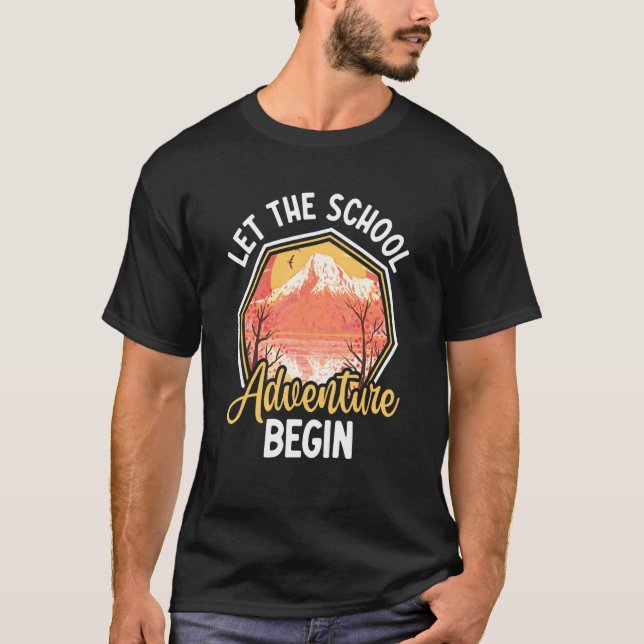 Camiseta Let The School Adventure Begin (Anverso)