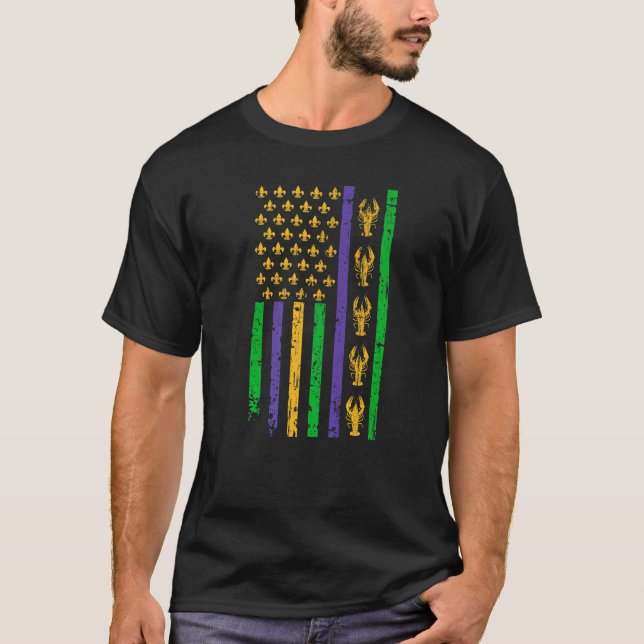 Camiseta Let The Shenanigans begin Mardi Gras y'all us usa  (Anverso)