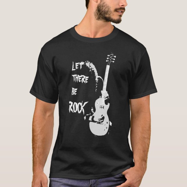 Camiseta Let there be rock (Anverso)