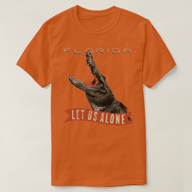 CAMISETA LET US ALONE (Diseño del anverso)