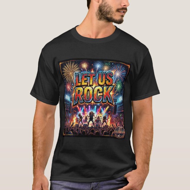 Camiseta Let Us Rock (Anverso)