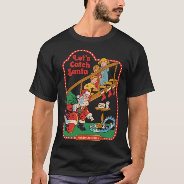 Camiseta Let&x27;s Catch Santa Classic T-Shirt (Anverso)