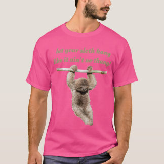 Camiseta Let your sloth hang Triblend