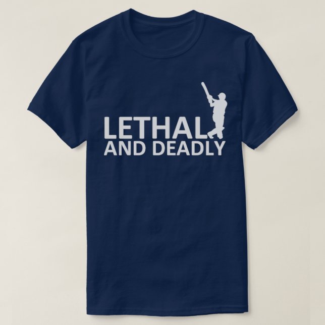 Camiseta Lethat y bateador mortal (Diseño del anverso)