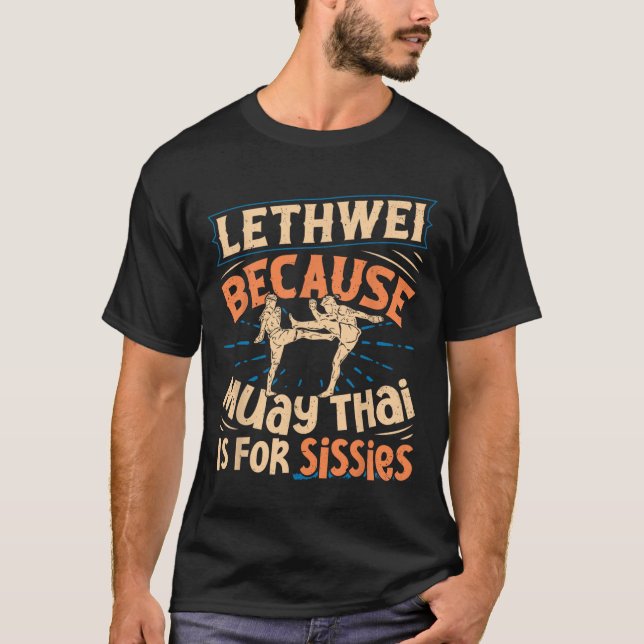 Camiseta Lethwei entrenando a Myanmar combatiendo el boxeo  (Anverso)