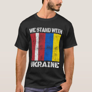 Camiseta Letones Apoyan Ucranianos Nosotros Apoyamos a Ucra