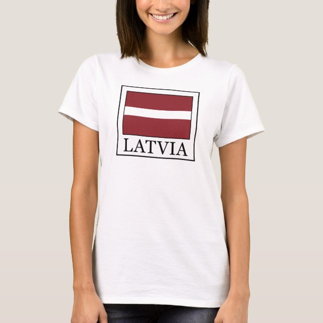 Camiseta Letonia (Anverso)