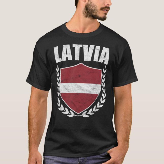 Camiseta 
Letonia (Anverso)