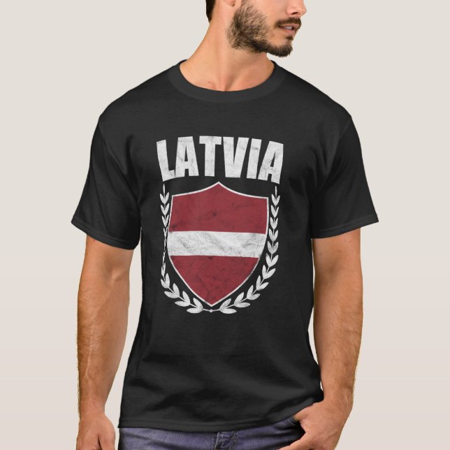 Camiseta Letonia I Letonia (Anverso)
