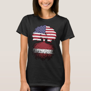 Camiseta Letonia Latinoamérica Estados Unidos