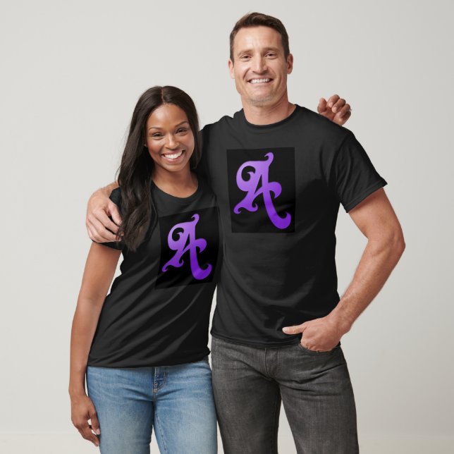 Camiseta Letra A (Unisexo)